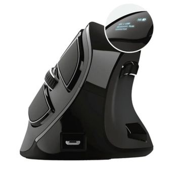 Trust 23731 Şarj Edilebilir Kablosuz Ergonomik Siyah Mouse