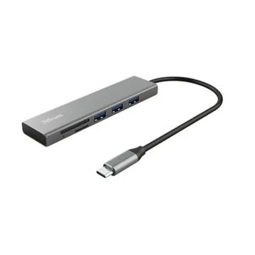 Trust 24191 Fast Usb-C Gri Hub Usb Çoğaltıcı