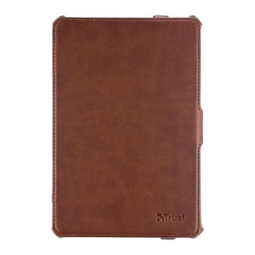 Trust Sert Kapaklı Kahverengi Mini Katlanır ipad Standı