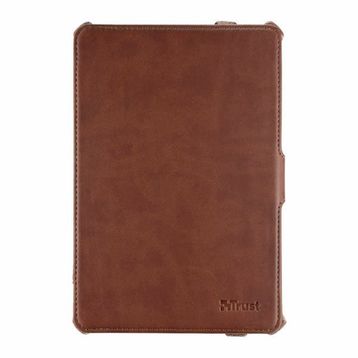Trust Sert Kapaklı Kahverengi Mini Katlanır ipad Standı