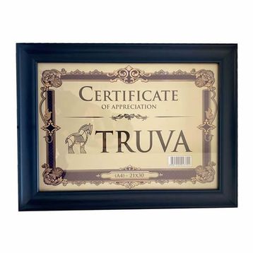 Truva TRV155L 21x29,7cm 3cm A4 Lacivert Çerçeve