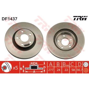 TRW DF1437 Ön Fren Aynası