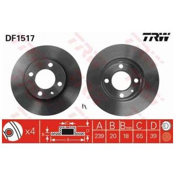 TRW DF1517 Ön Fren Aynası