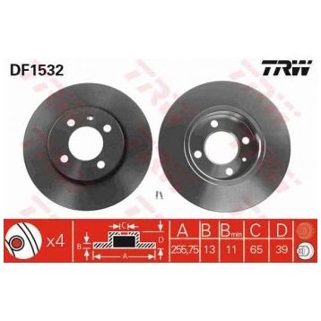 TRW DF1532 Ön Fren Aynası