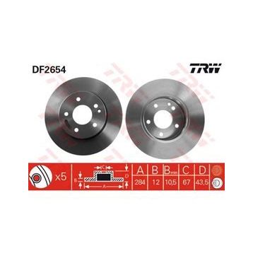 TRW DF2654 Ön Fren Diski