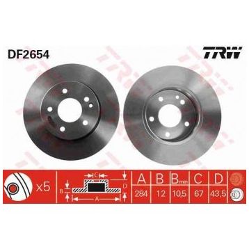 TRW DF2654 Ön Fren Diski
