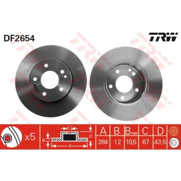 TRW DF2654 Ön Fren Diski