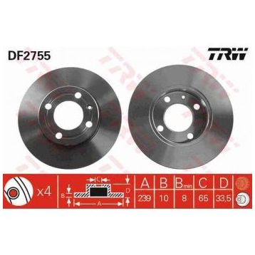 TRW DF2755 Ön Fren Aynası