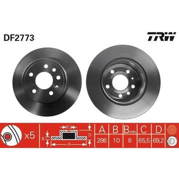 TRW DF2773 Arka Fren Diski