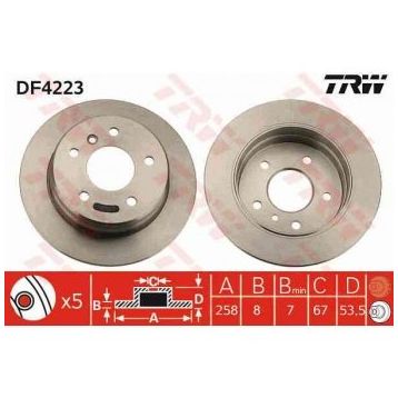 TRW DF4223 Arka Fren Diski