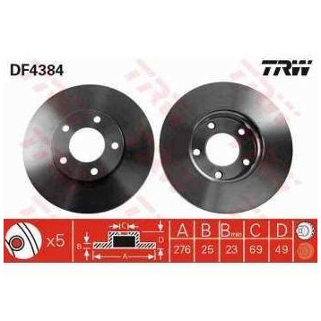 TRW DF4384 Ön Fren Aynası