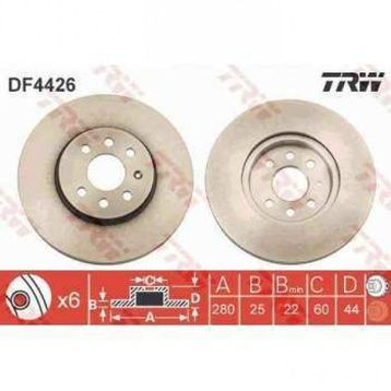 TRW DF4426 Astra Ön Fren Diski