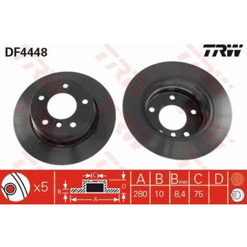 TRW DF4448 Arka Fren Diski