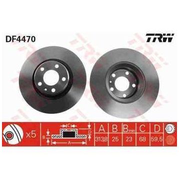TRW DF4470 Ön Fren Aynası