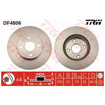 TRW DF4806 Ön Fren Aynası