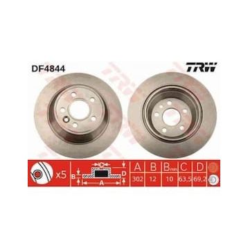 TRW DF4844 Ayna Arka Fren Diski