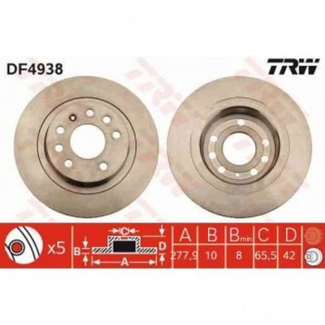 TRW DF4938 Arka Fren Diski