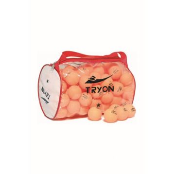Tryon MTT-070 Turuncu 100'lü 1 Yıldız Masa Tenis Topu