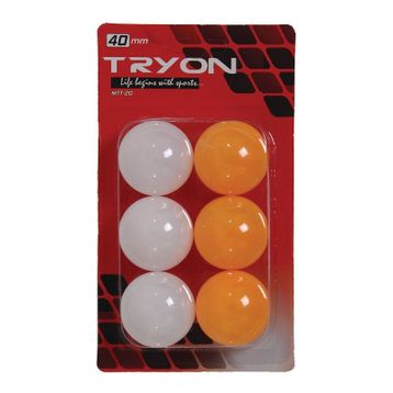 Tryon MTT-20 6'lı Masa Tenisi Topu