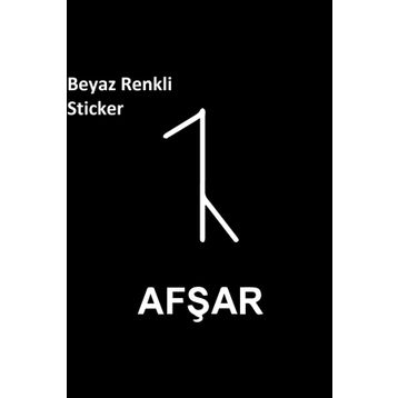TSC Z1621 Avşar Afşar Sembolu Araç Araba Yapıştırma Sticker