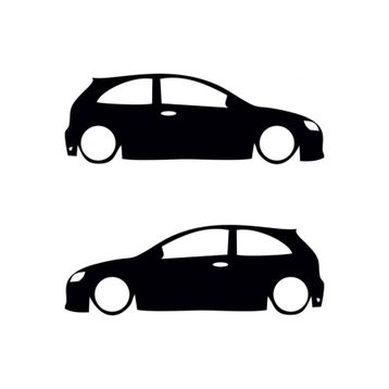 TSC Z1921 Opel Corsa Etiket Araba Sticker