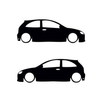 TSC Z1921 Opel Corsa Etiket Araba Sticker