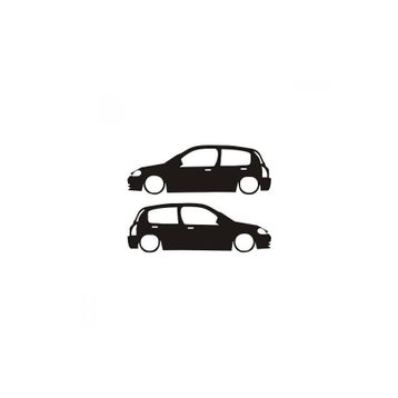 TSC Z1922 Clio Resmi Cam Araba Sticker