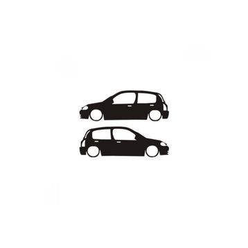 TSC Z1922 Clio Resmi Cam Araba Sticker