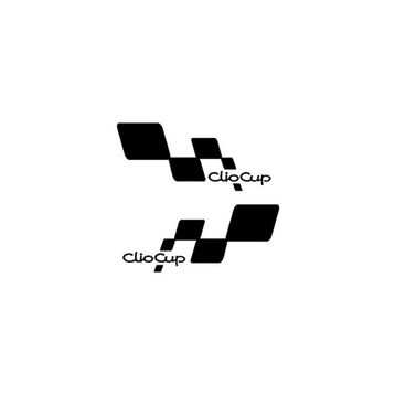 TSC Z1923 Clio Cup Club Kapı Çamurluk Araba Sticker