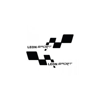 TSC Z2055 Leon Sport Kapi Araba Sticker