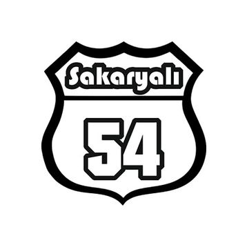 TSC Z2124 54 Sakaryalı Plaka Araba Yapıştırma Sticker
