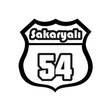 TSC Z2124 54 Sakaryalı Plaka Araba Yapıştırma Sticker