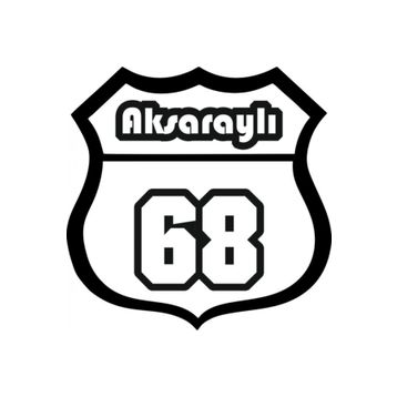 TSC Z2129 68 Plaka Aksaraylı Araba Sticker
