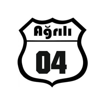 TSC Z2130 04 Ağrı Plaka Kodu Araba Yapıştırma Sticker
