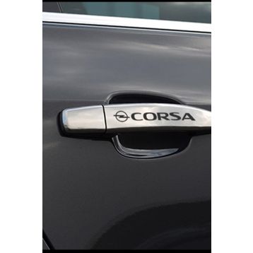 TSC Z2156 Opel Corsa Kapı Kolu 8'li Araba Sticker