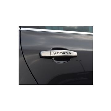 TSC Z2156 Opel Corsa Kapı Kolu 8'li Araba Sticker