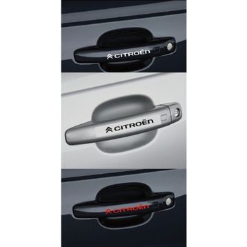 TSC Z2158 Citroen Kapı Kolu 8'li Araba Sticker