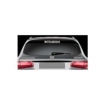 TSC Z382 Mitsubishi Arka Cam Araba Sticker