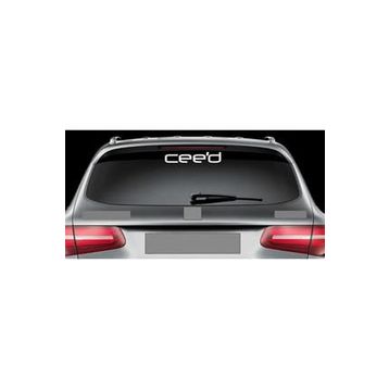 TSC Z390 Kia Ceed Arka Cam Araba Sticker