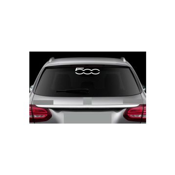 TSC Z399 Fiat 500 Araba Arka Cam Yapıştırma Sticker
