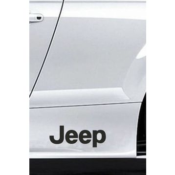 TSC Z429 Jeep Marşpiyel Yazısı 2 Adet Yapıştırma Sticker