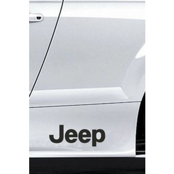 TSC Z429 Jeep Marşpiyel Yazısı 2 Adet Yapıştırma Sticker
