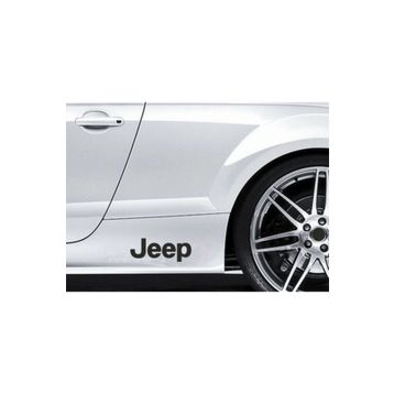 TSC Z429 Jeep Marşpiyel Yazısı 2 Adet Yapıştırma Sticker