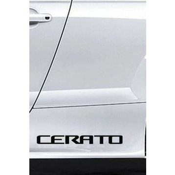 TSC Z438 Cerato Marşpiyel Yazısı 2 Adet Yapıştırma Sticker