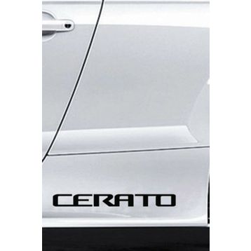 TSC Z438 Cerato Marşpiyel Yazısı 2 Adet Yapıştırma Sticker
