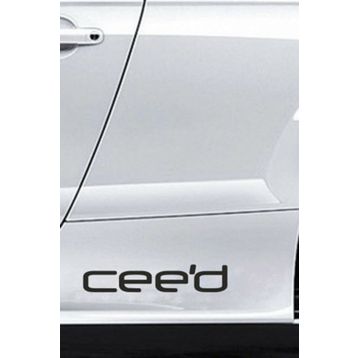 TSC Z439 Ceed Marşpiyel Yazısı 2'li Araba Sticker