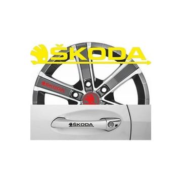 TSC Z452 Skoda Kapı Kolu 8'li Araba Sticker