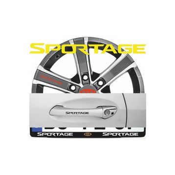 TSC Z470 Kia Sportage Kapı Kolu 8'li Araba Sticker