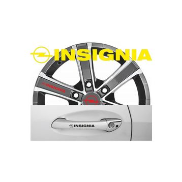 TSC Z471 Opel İnsignia Kapı Kolu 8'li Araba Sticker