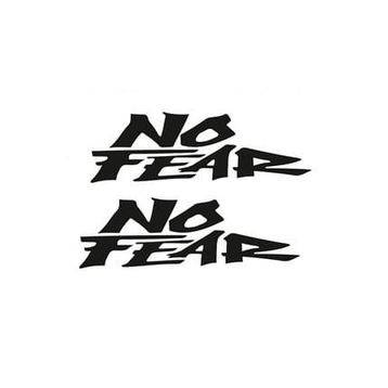 TSC Z484 Yan Ayna No Fear Araba Sticker